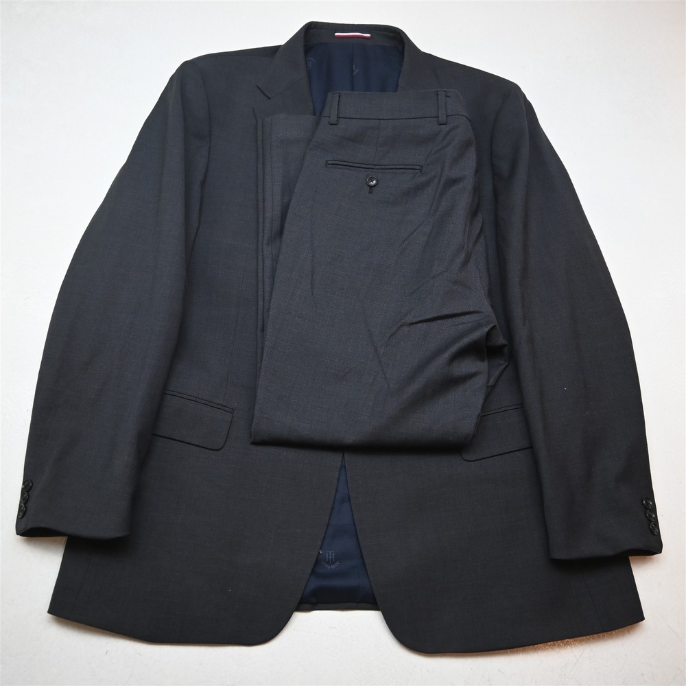 Tommy Hilfiger Dark Gray Men's Suit Jacket and Pants